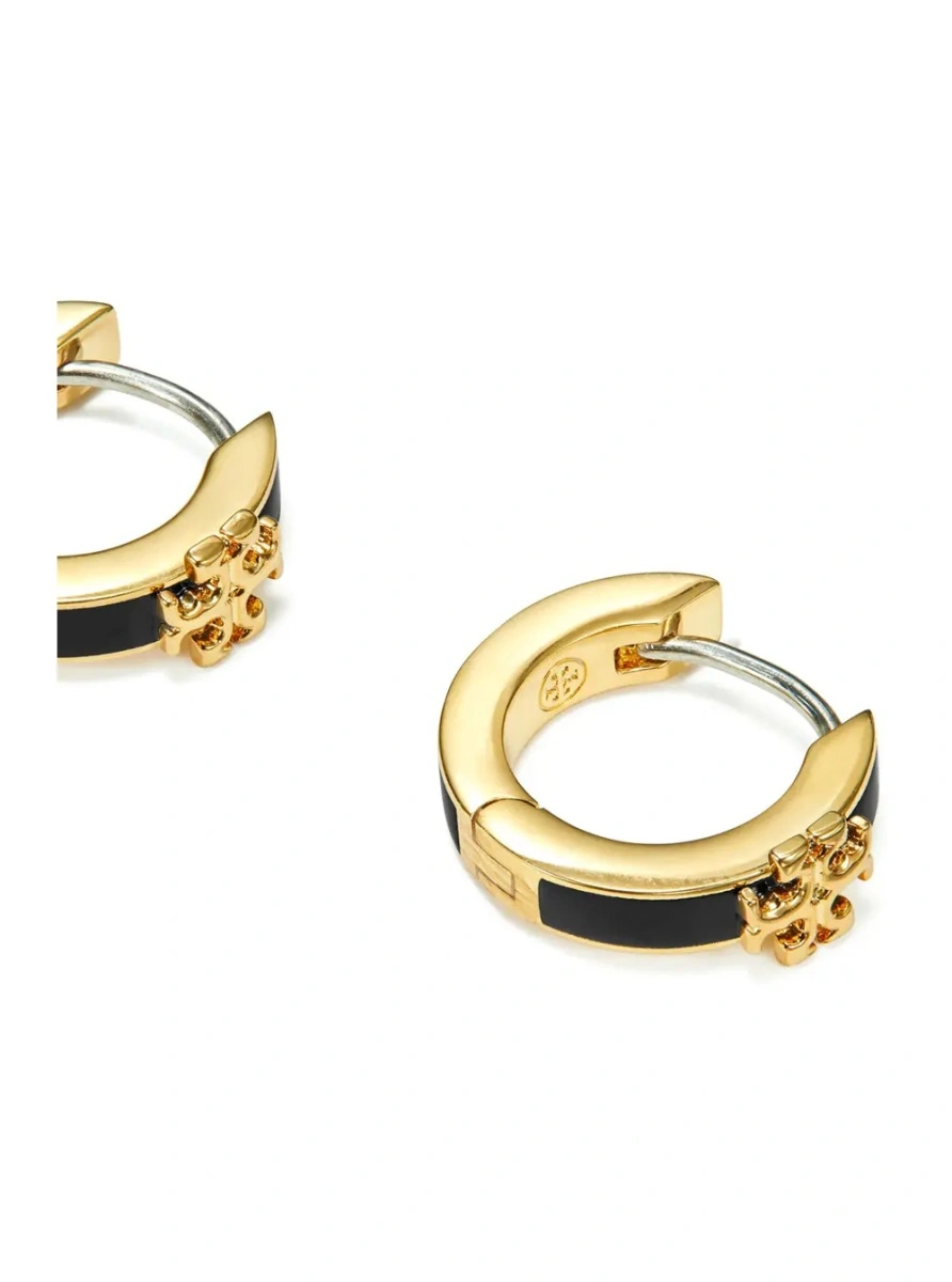 Cercei Tory Burch gri din alama 'Kira' - Img 2