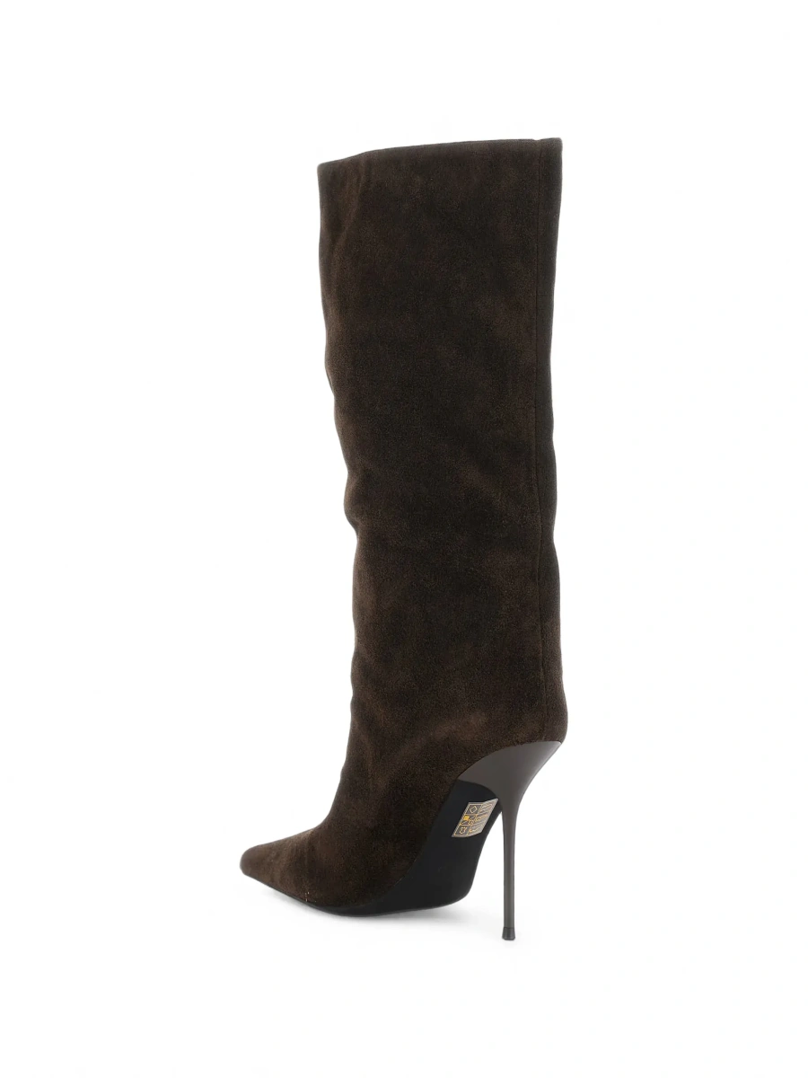 Cizme Jeffrey Campbell maro din piele intoarsa - Img 7