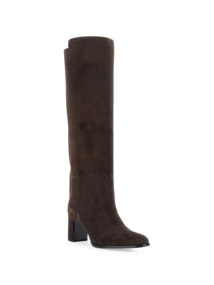 Cizme Jimmy Choo maro din piele intoarsa - Img 5