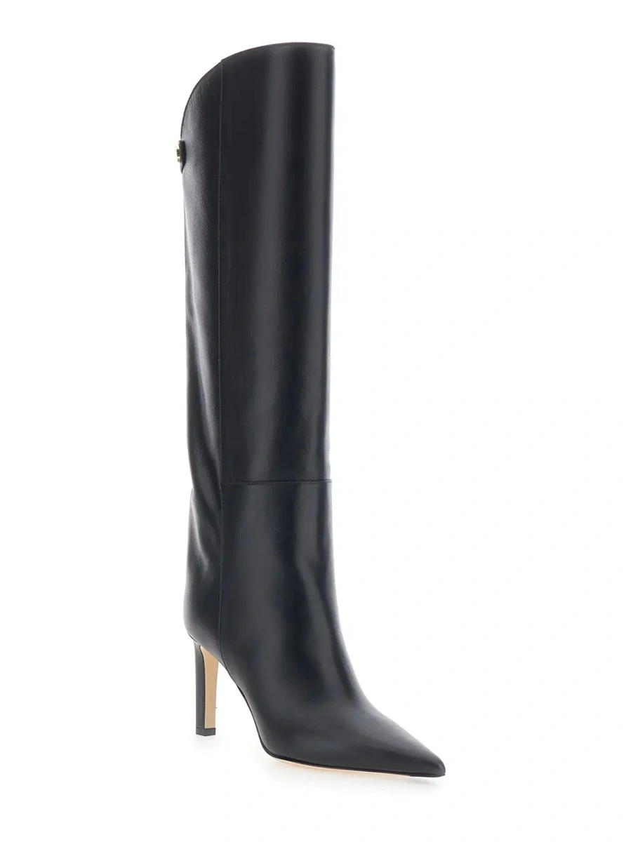 Cizme Jimmy Choo negre din piele - Img 2