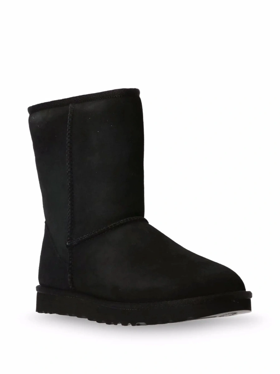 Cizme UGG 'Classic Short' negre din piele intoarsa - Img 5