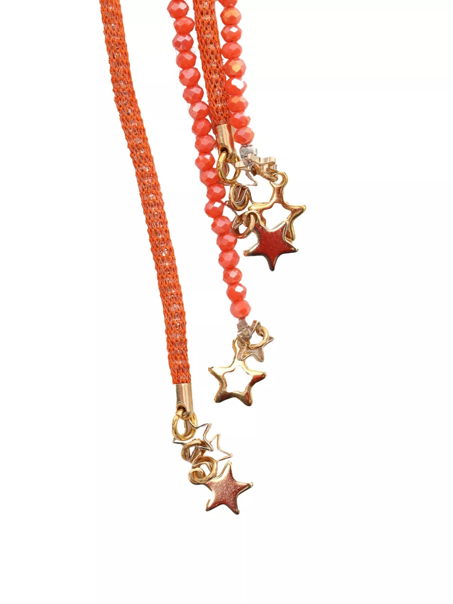 Coliere Orange beaded necklace - Img 2