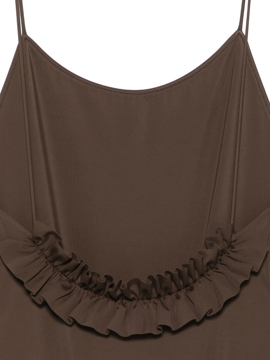 Costum de baie intreg JACQUEMUS maro din poliamida si spandex/elastan - Img 3