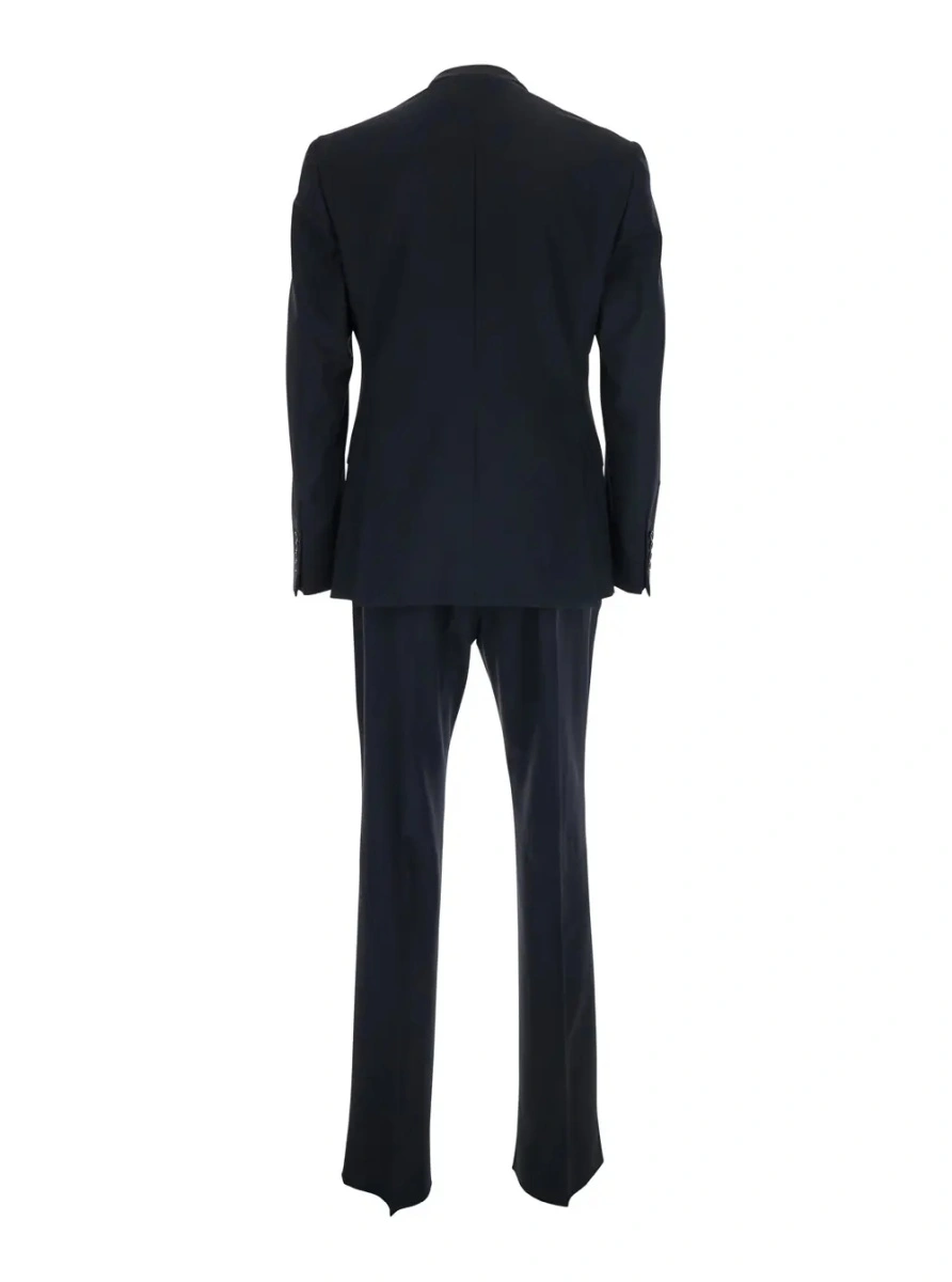 Costum Emporio Armani albastru din lana - Img 2