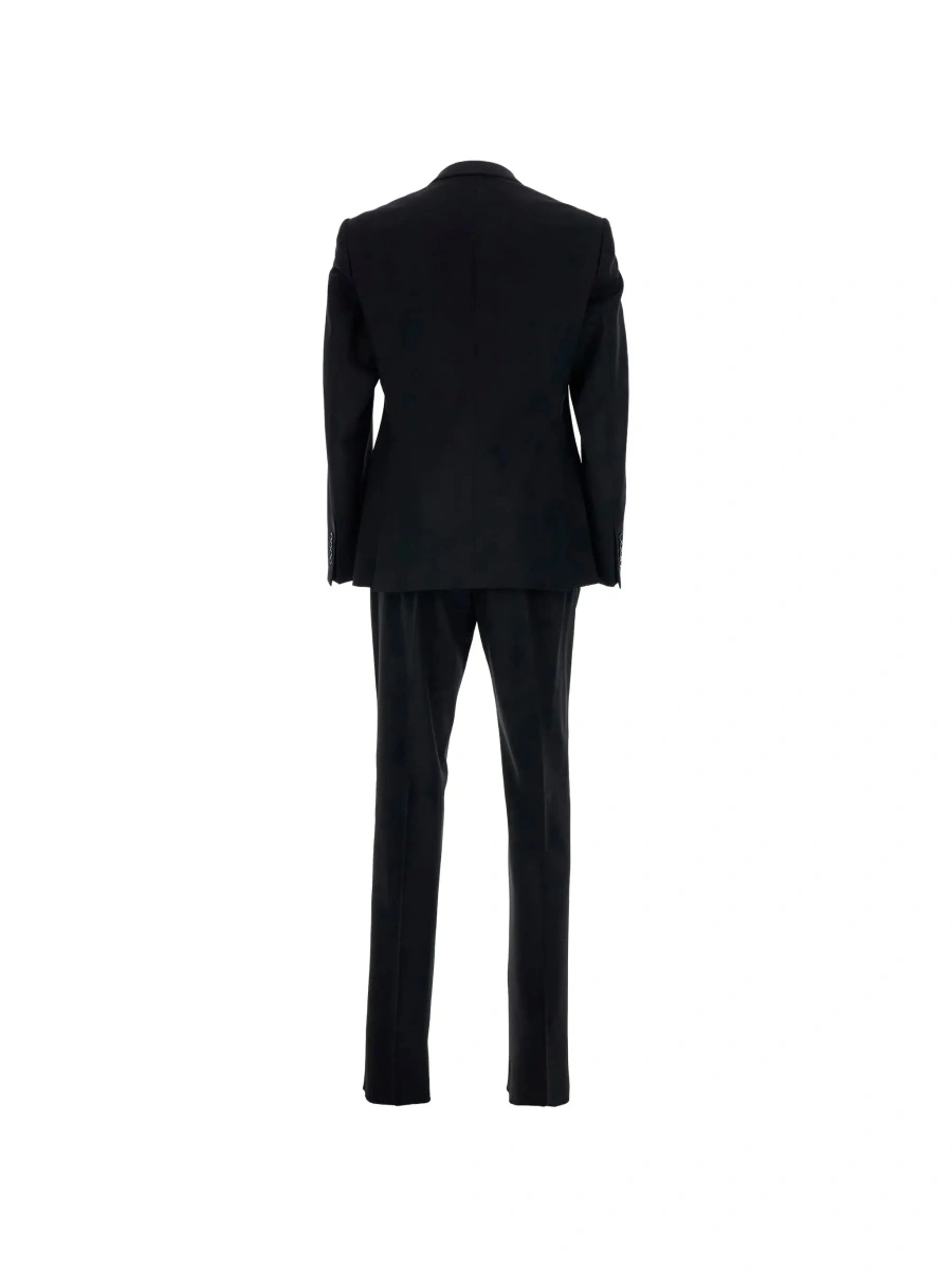 Costum Emporio Armani negru din lana - Img 4