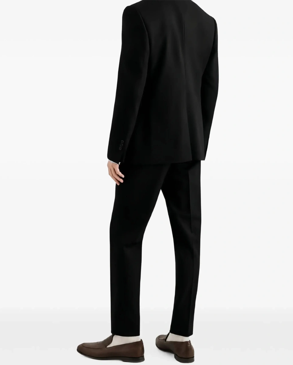 Costum Martini Light single-breasted wool gabardine Suit - Img 5