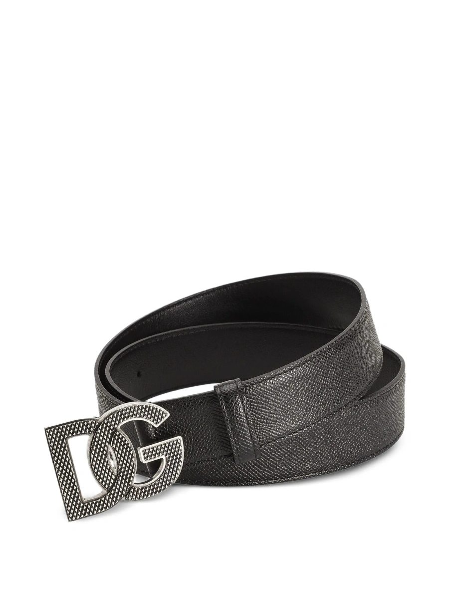 Curea Dolce &amp; Gabbana neagra din piele - Img 2