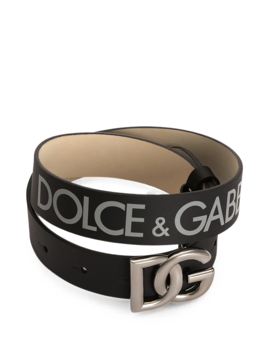 Curea Dolce &amp; Gabbana neagra din piele - Img 2