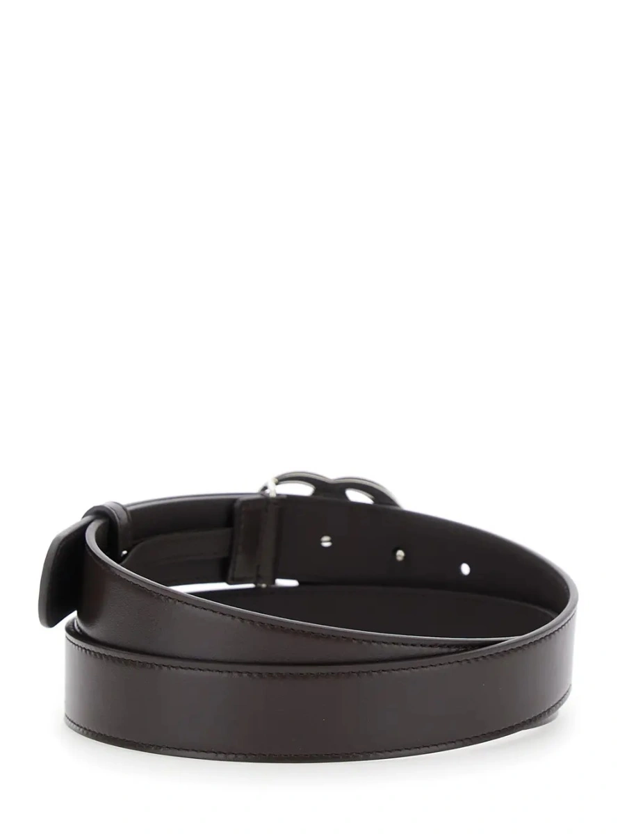 Curea Gucci maro din piele - Img 2