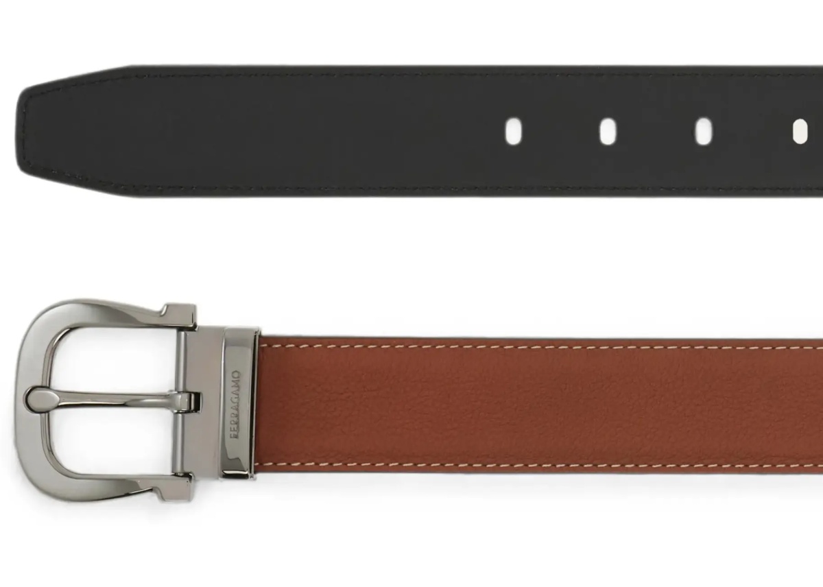 Curea Reversible and adjustable Gancini Belt - Img 4