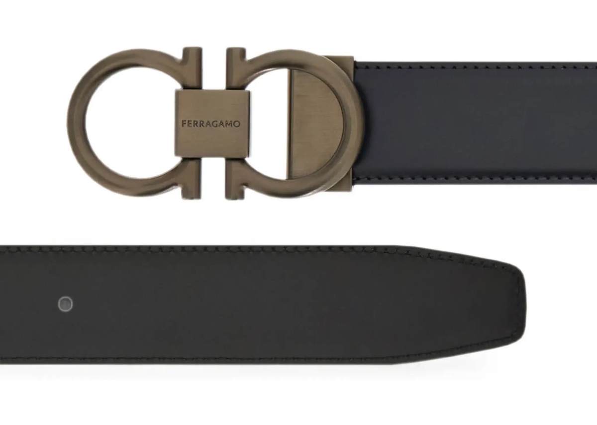 Curea Reversible and adjustable Gancini Belt - Img 4