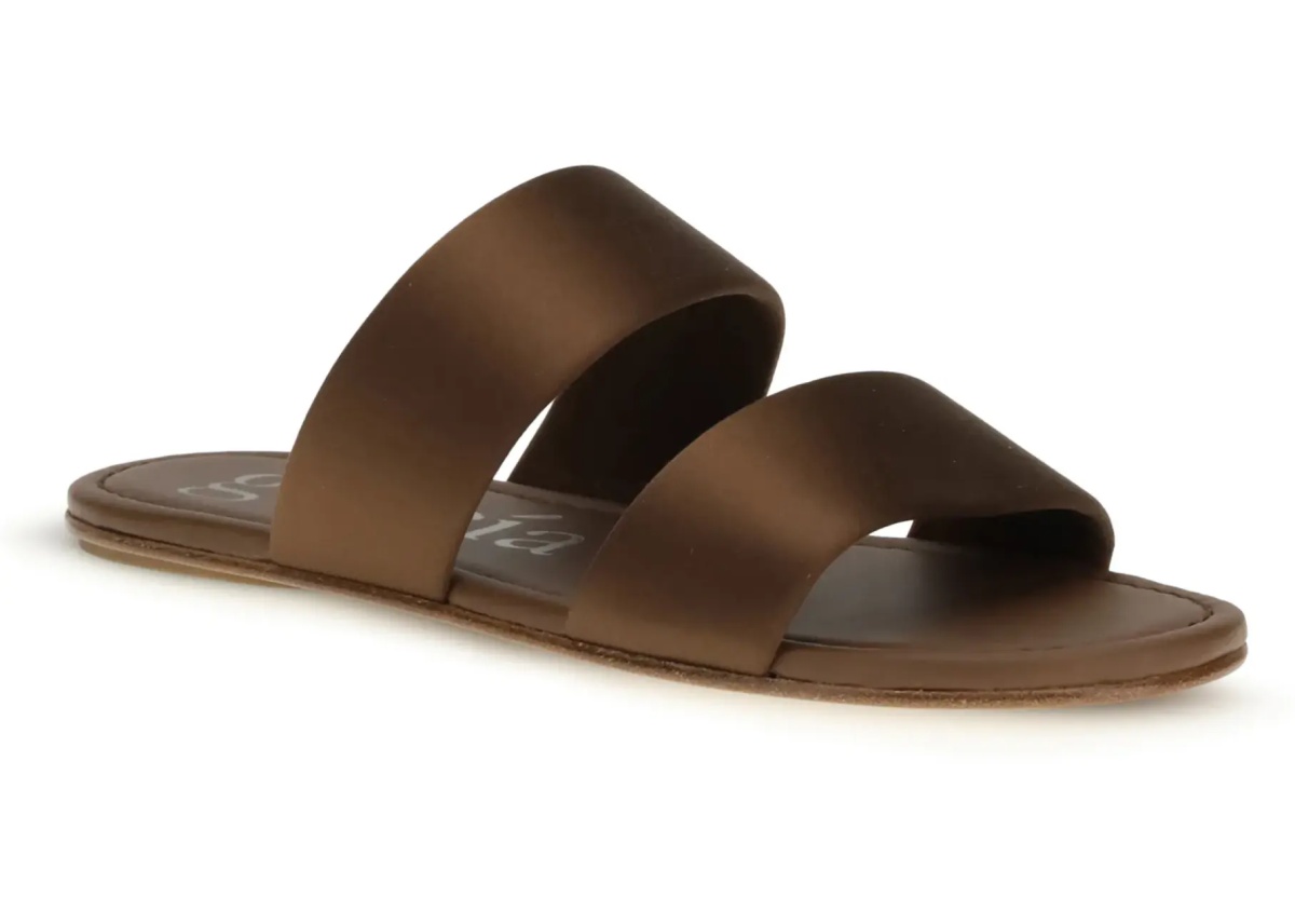 Double-band satin Sandals - Img 2