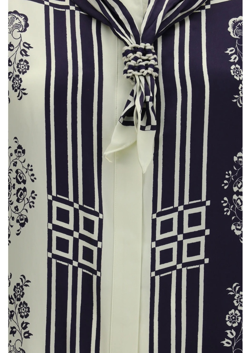 Esarfa Banderra silk Shirt with scarf - Img 3