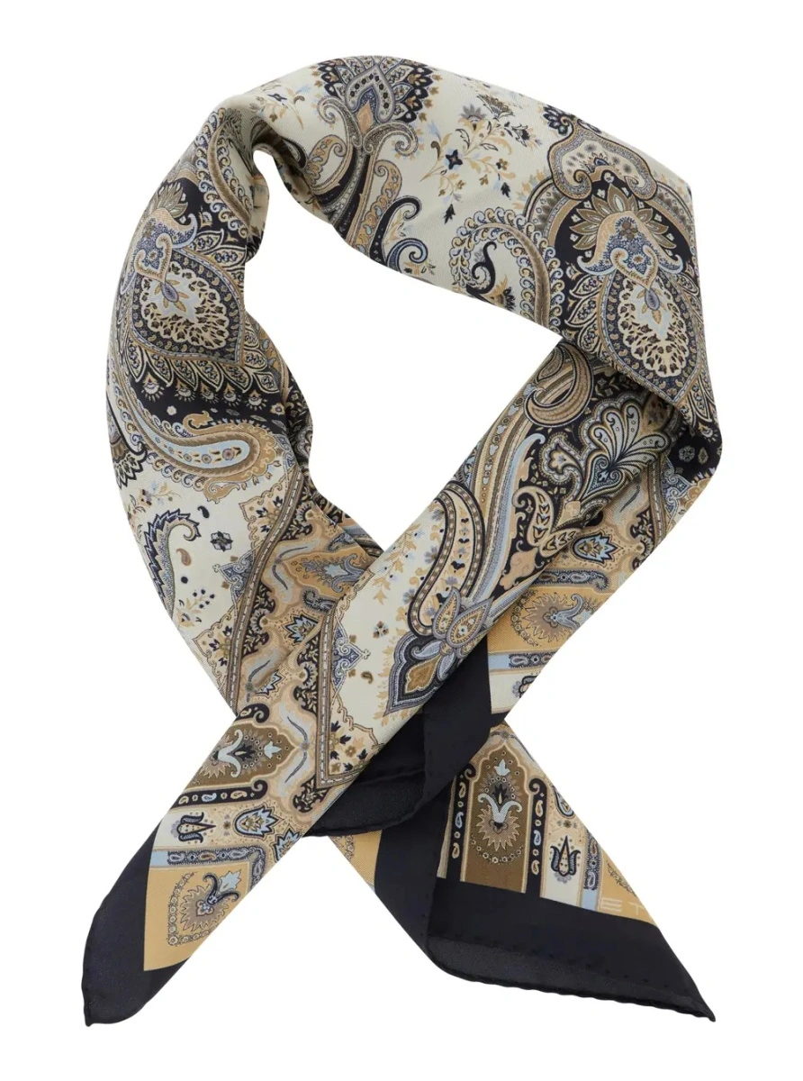 Esarfa ETRO multicolor din matase - Img 2