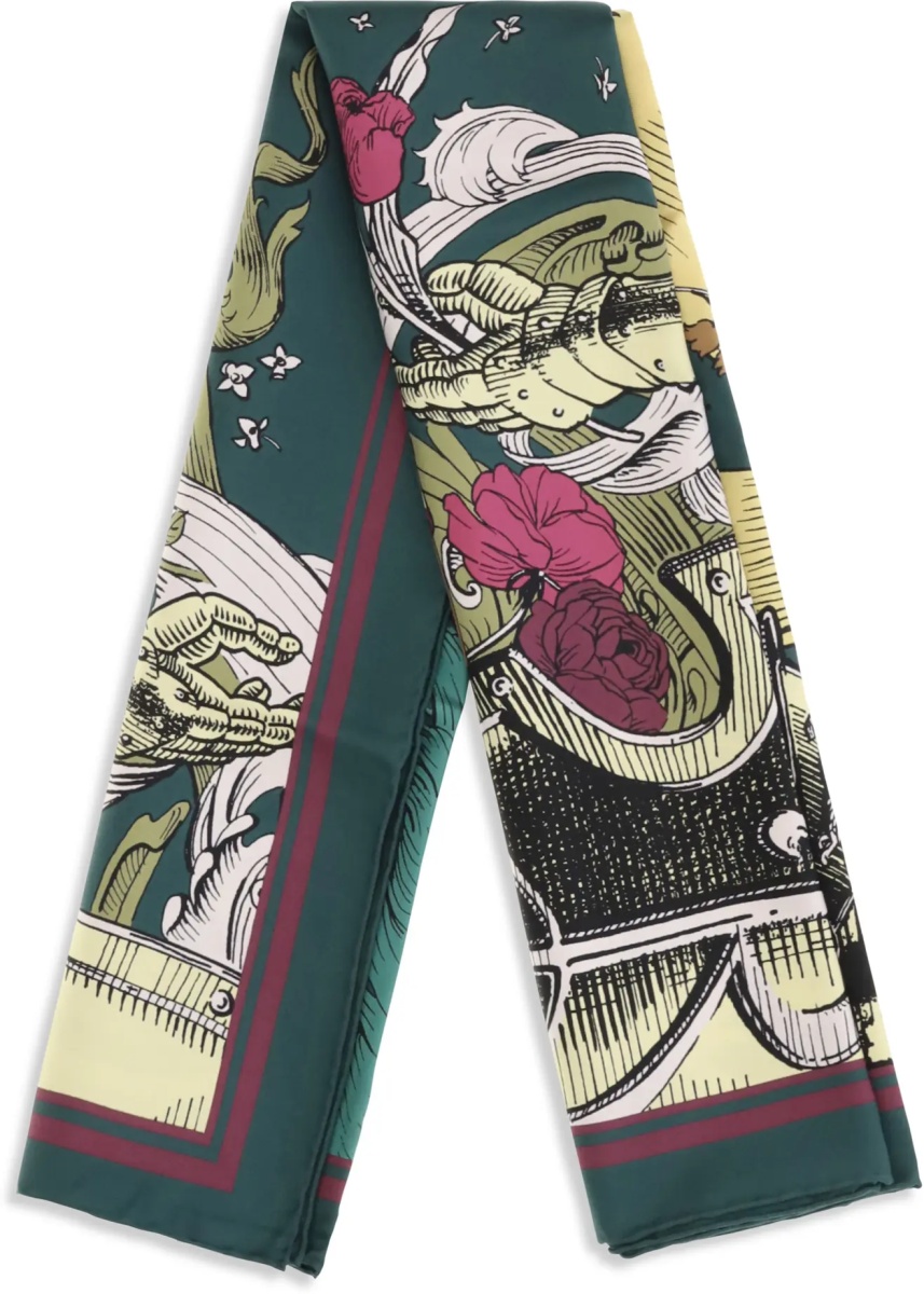 Esarfa Silk Scarf with Etched Knight - Img 2