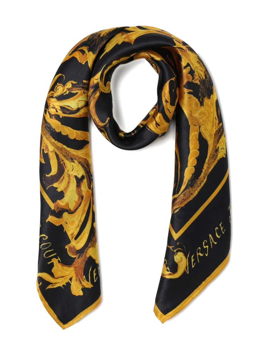Esarfa Versace Jeans Couture neagra - Img 2