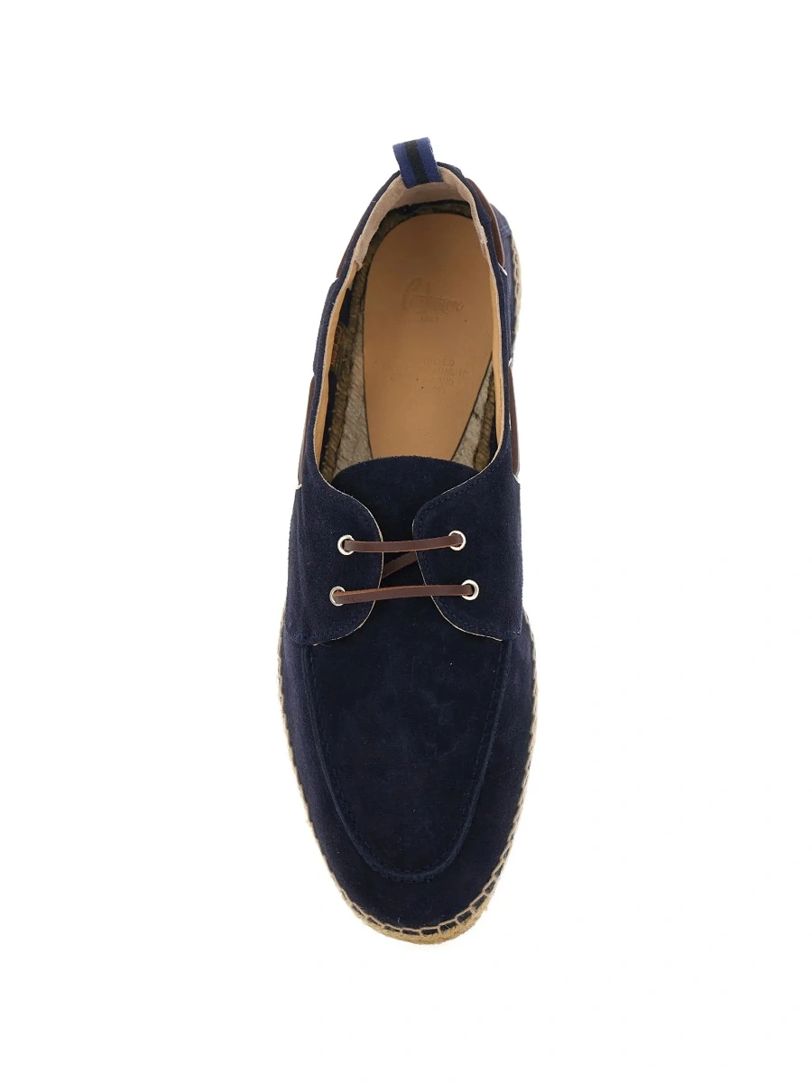 Espadrile CASTAÑER albastre din piele - Img 5