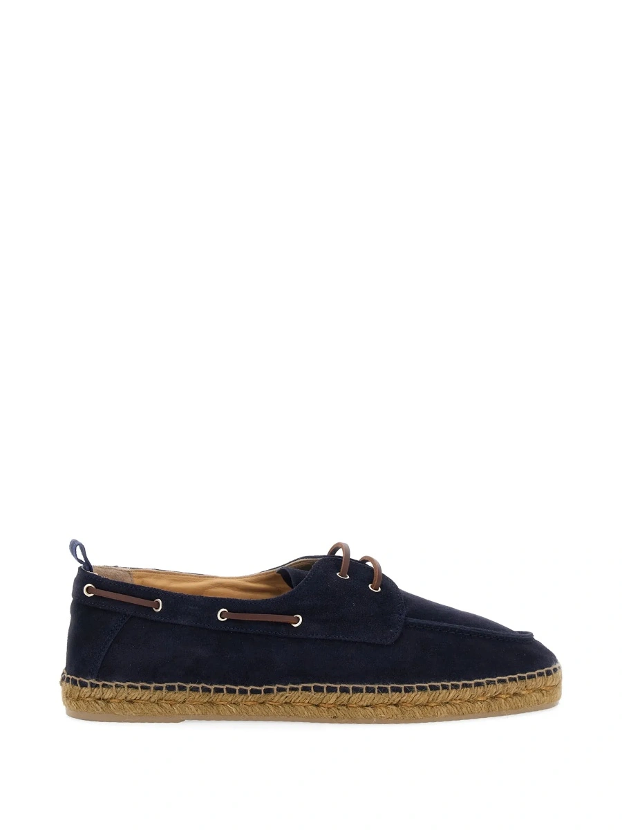 Espadrile CASTAÑER albastre din piele - Img 7