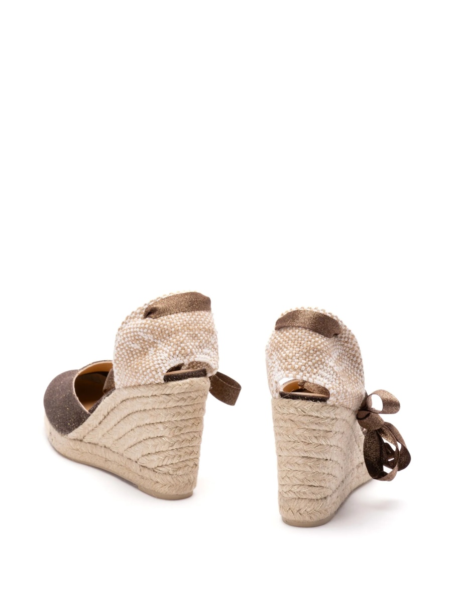 Espadrile CASTAÑER maro din in - Img 4