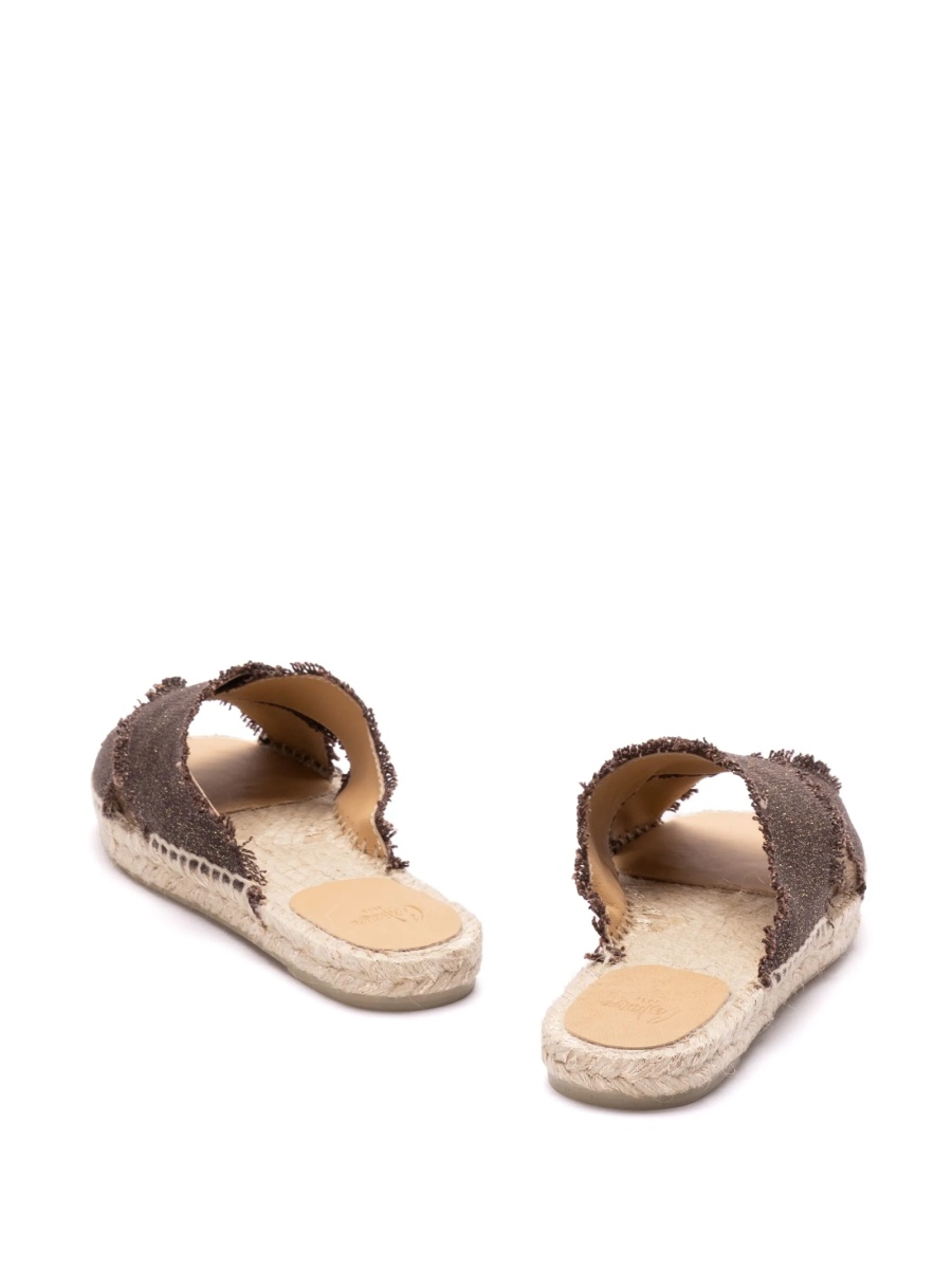 Espadrile CASTAÑER maro din in - Img 4