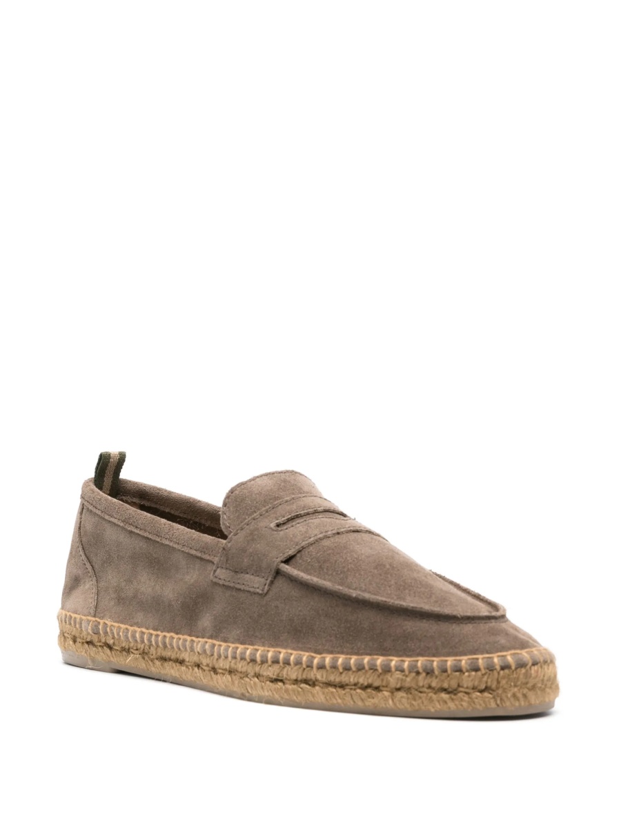 Espadrile CASTAÑER maro din piele intoarsa - Img 2