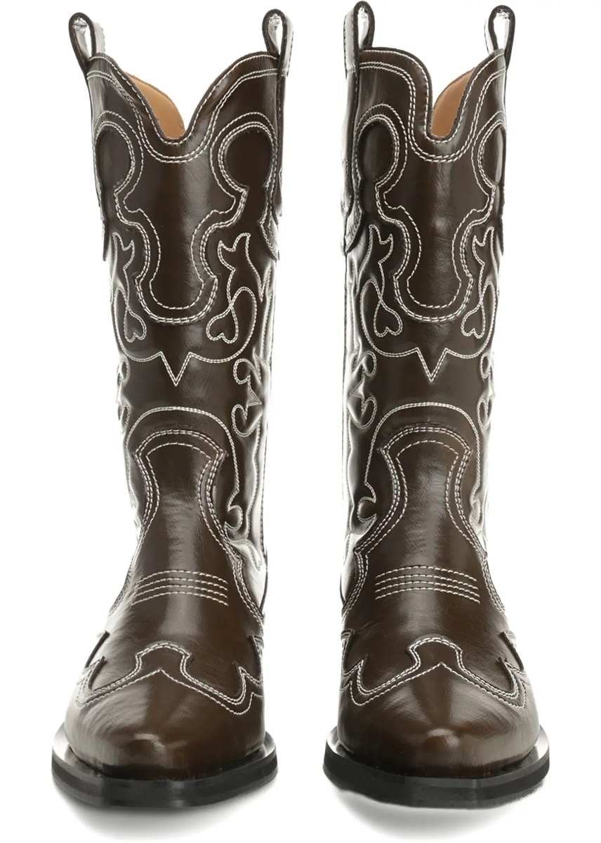 Faux-leather texan Boots - Img 4