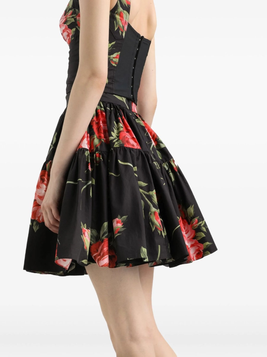 Fusta cu pliuri Dolce &amp; Gabbana neagra - Img 5