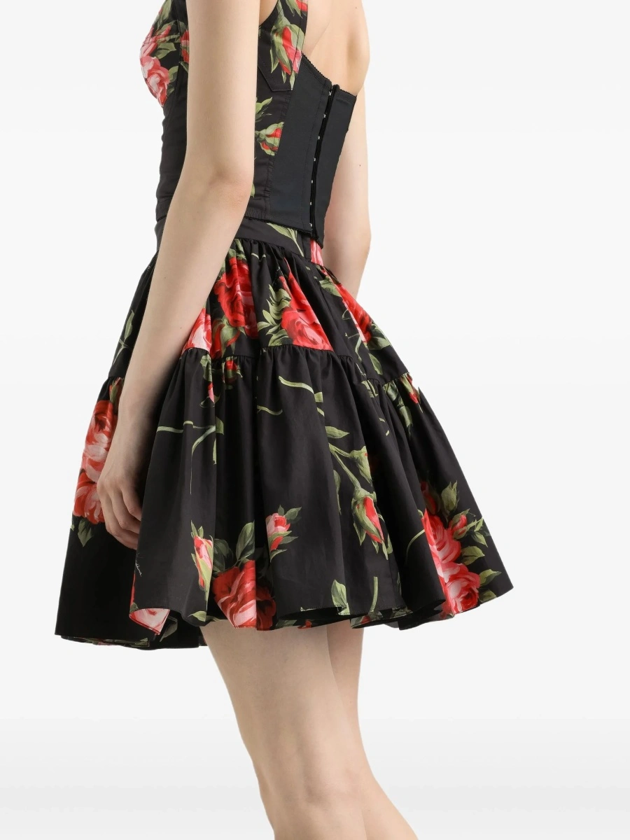 Fusta cu pliuri Dolce &amp; Gabbana neagra - Img 5
