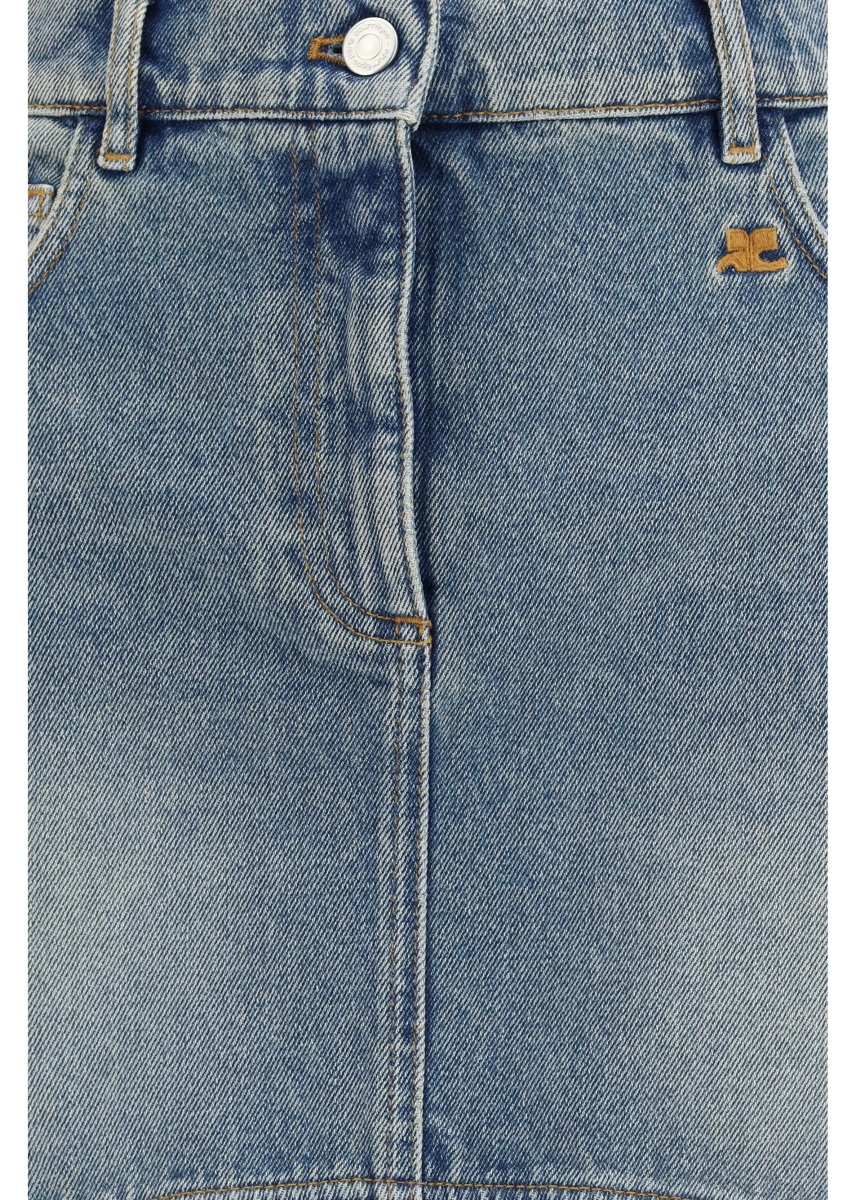 Fusta Denim circle Skirt - Img 3