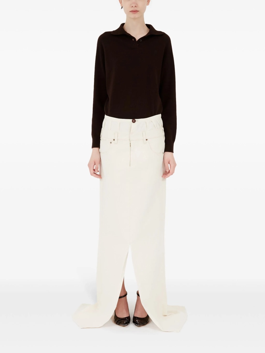 Fusta drepte Maison Margiela neutra - Img 2