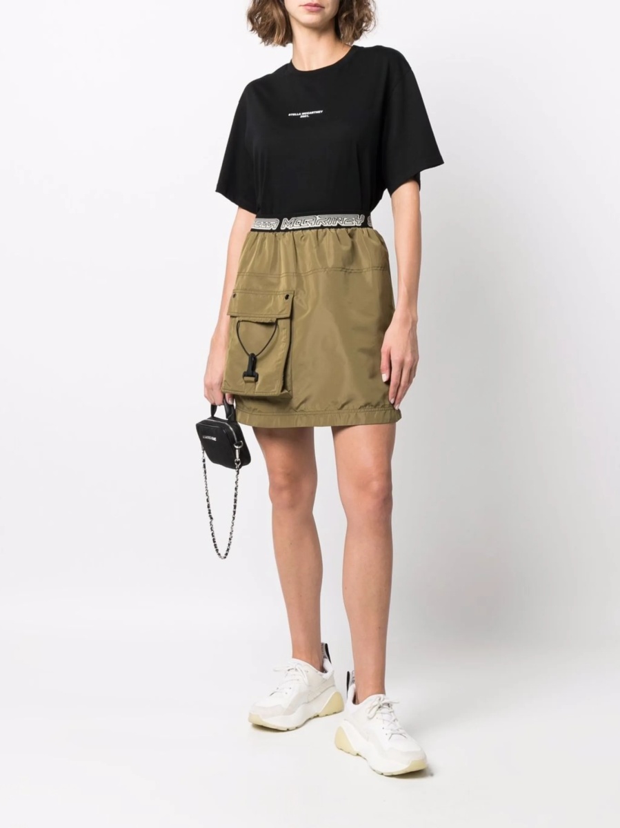 Fusta drepte Stella McCartney verde - Img 2