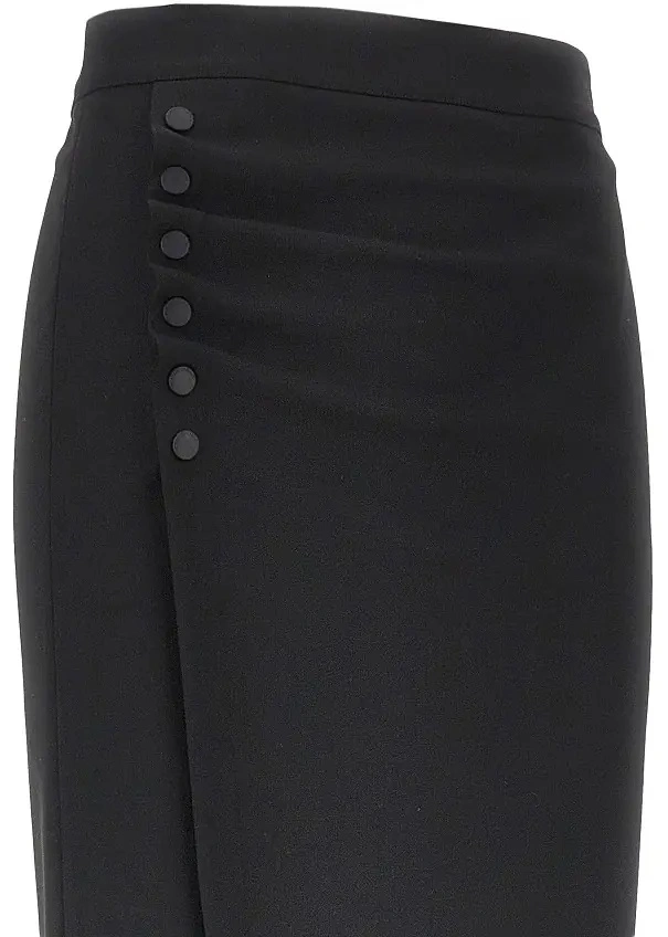 Fusta Emporio Armani neagra din vascoza - Img 2