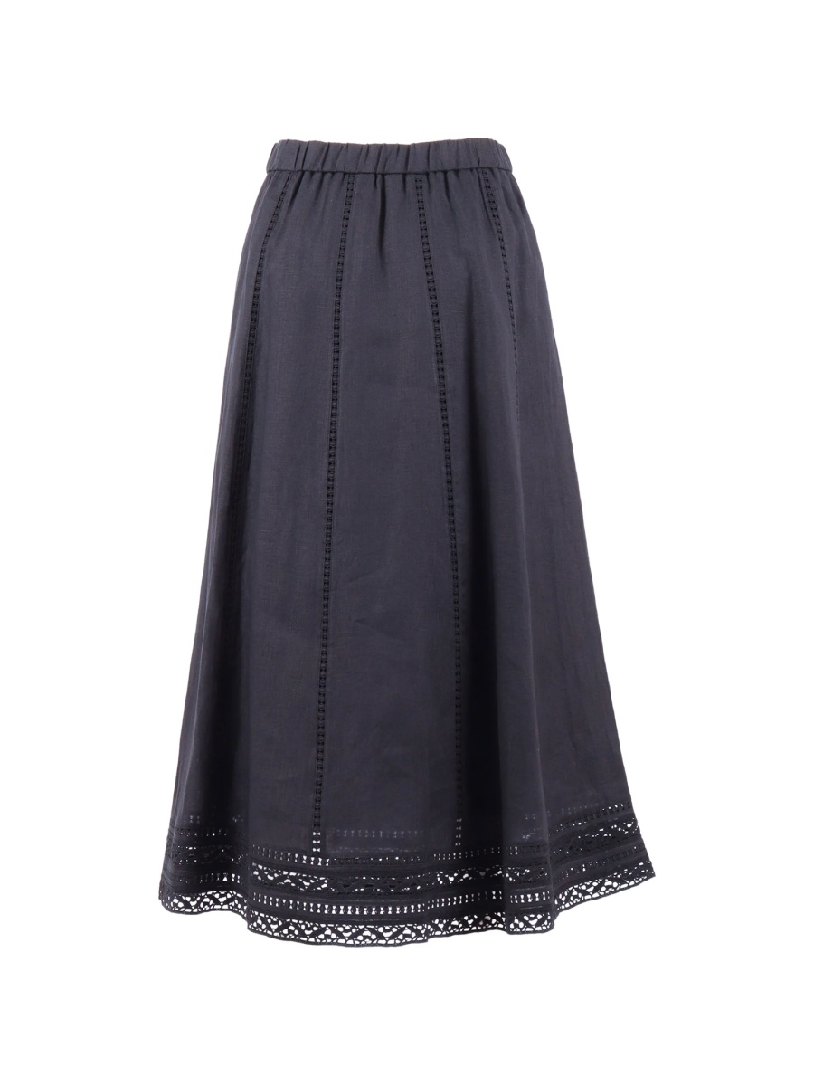 Fusta Max Mara gri din in - Img 2