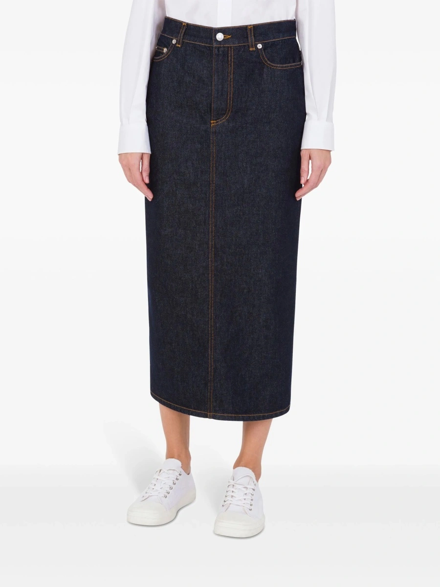 Fusta Moschino albastra - Img 2