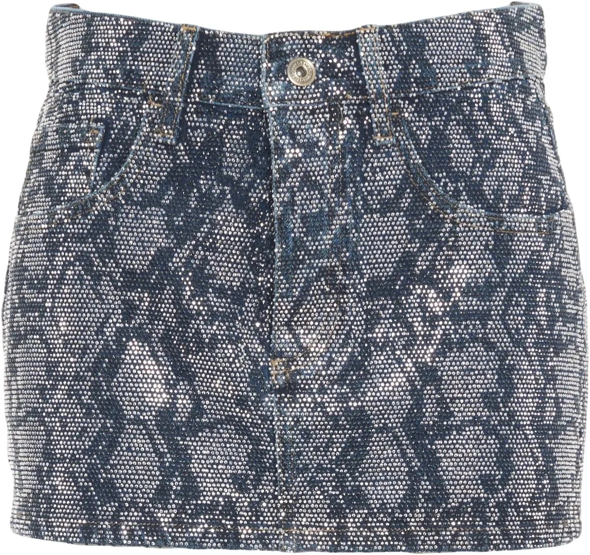 Fusta scurta Liu Jo Blue Denim albastra - Img 2