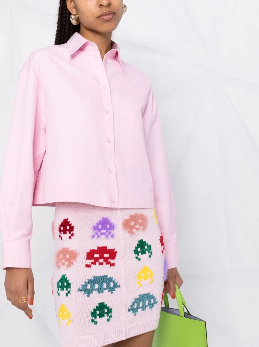 Fusta tricotate Stella McCartney roz - Img 3