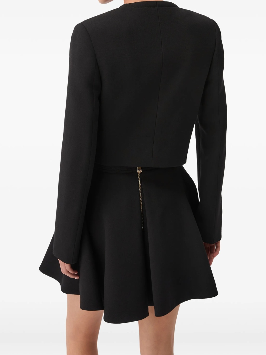 Fusta Versace neagra din lana - Img 3