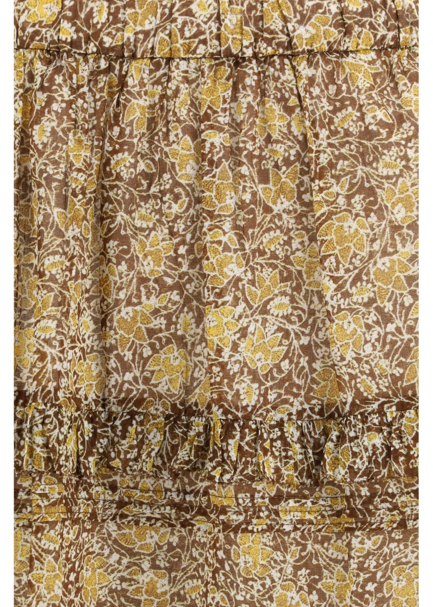 Fusta Volomia long ruffled Skirt - Img 3