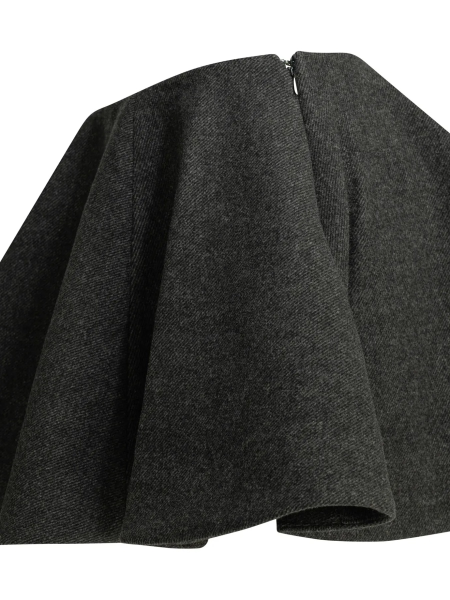 Fuste Flared wool miniskirt - Img 4