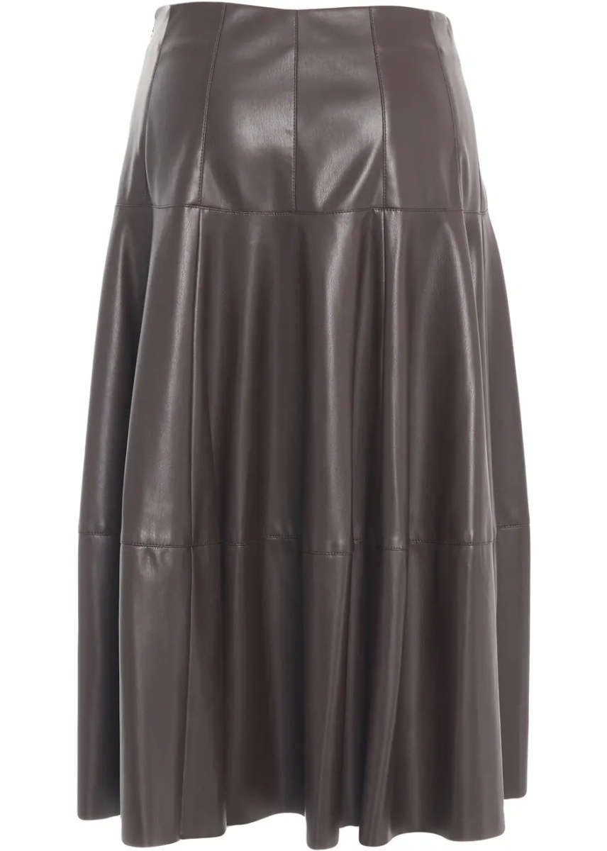 Fuste Midi skirt in leather look - Img 4