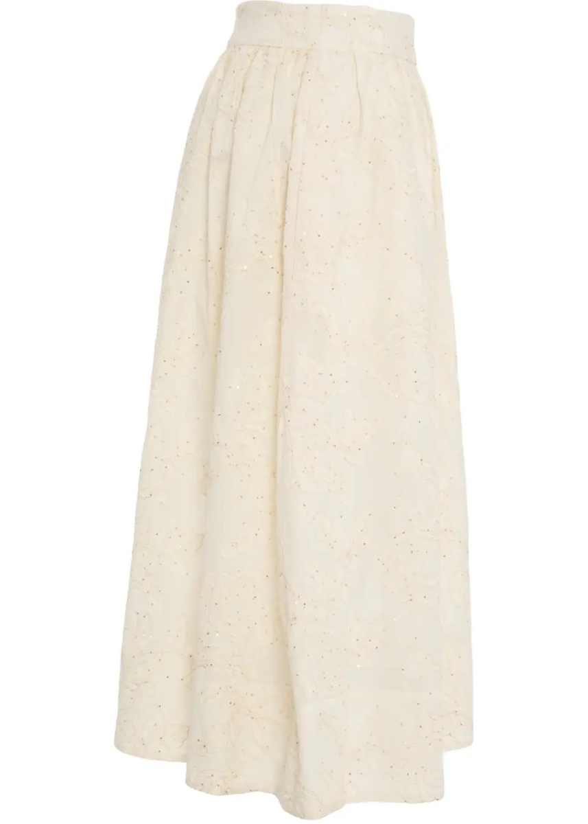 Fuste Midi skirt with embroidery - Img 3