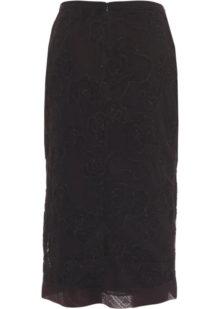 Fuste Midi skirt with floral embroidery 'Daysee' - Img 4