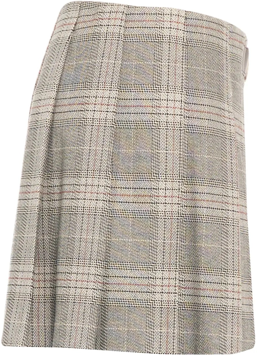 Fuste Mini skirt with check pattern - Img 3