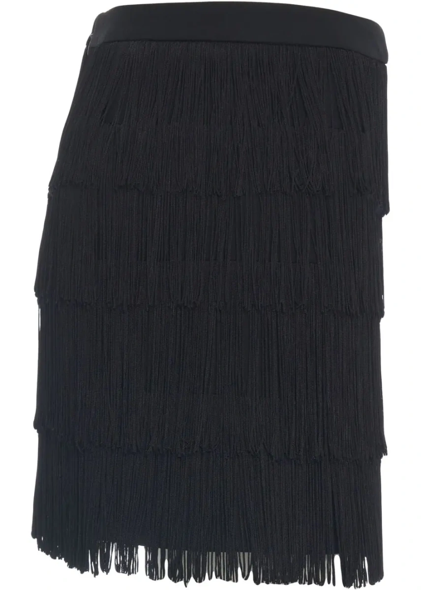 Fuste Mini skirt with fringes - Img 2