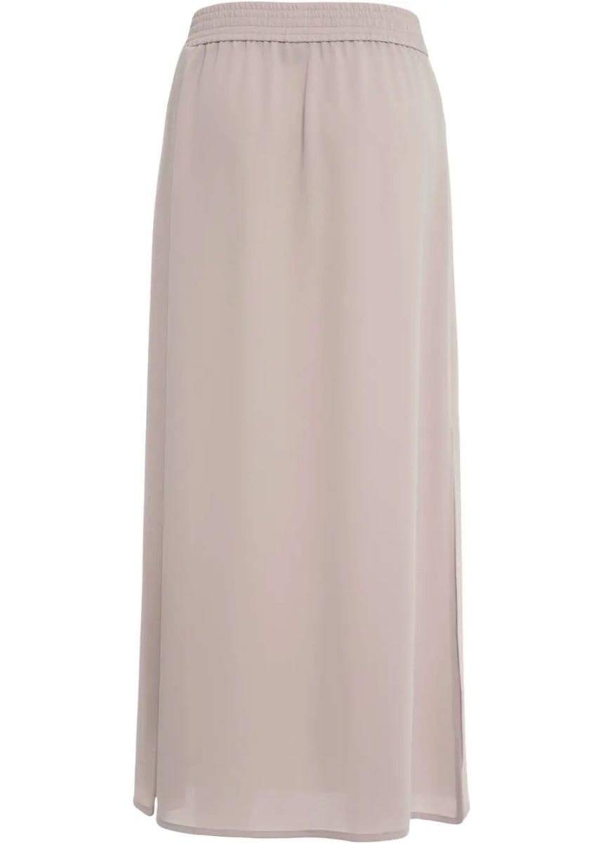 Fuste Satin midi skirt - Img 4