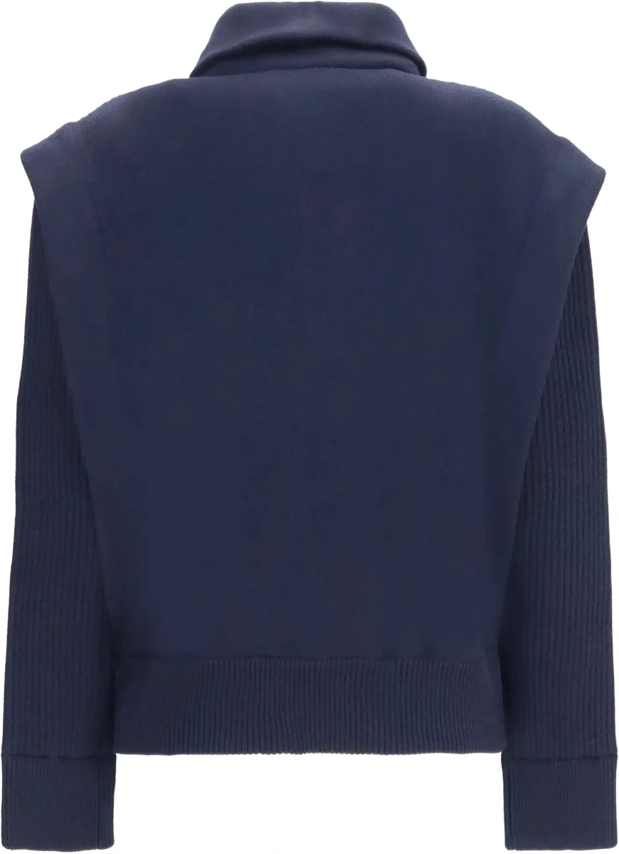 Geaca bomber Giorgio Armani multicolor din lana virgina - Img 4