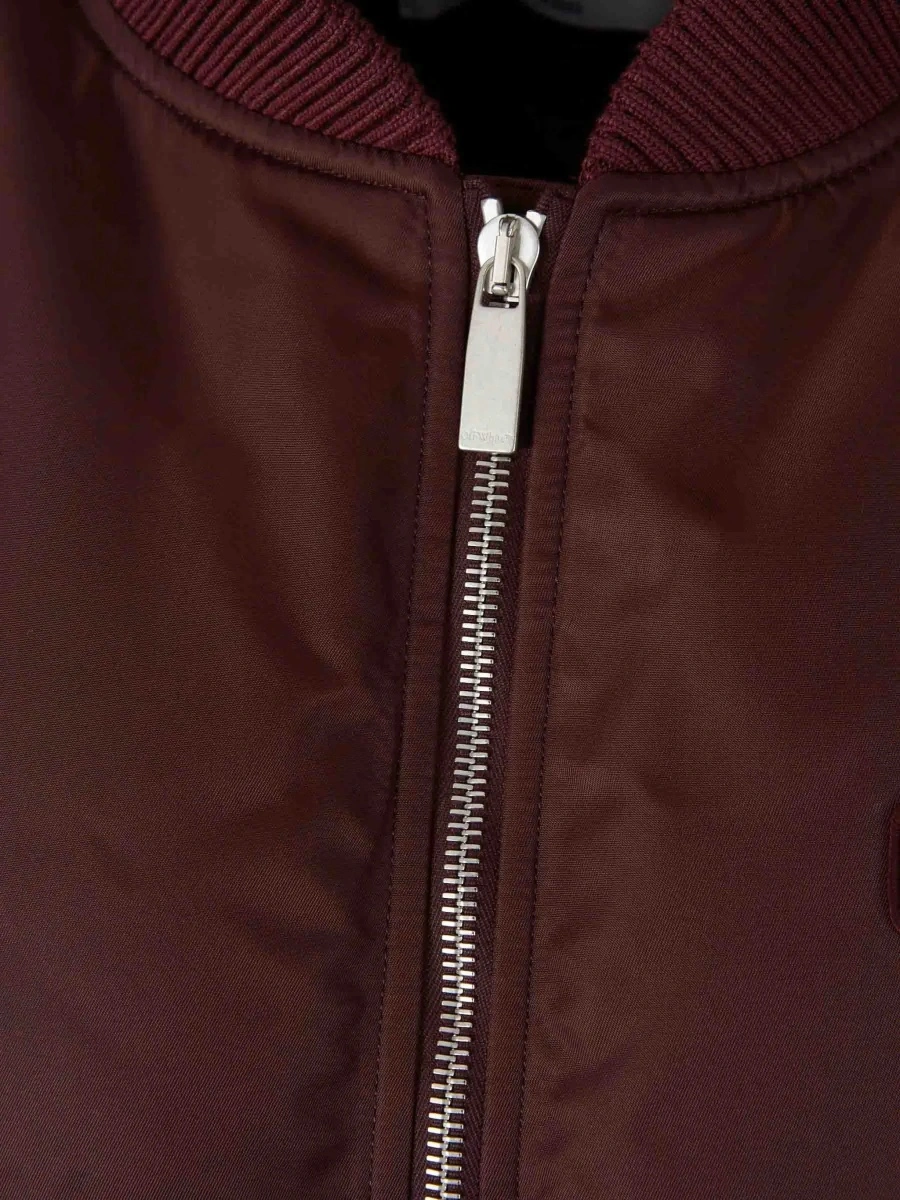 Geaca bomber Off-White multicolor din nylon - Img 5