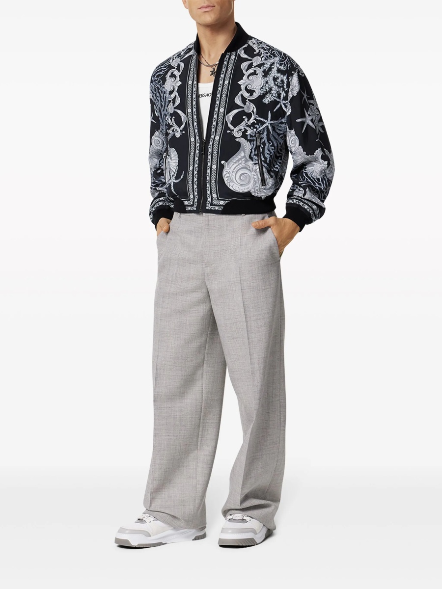 Geaca bomber Versace neagra - Img 2