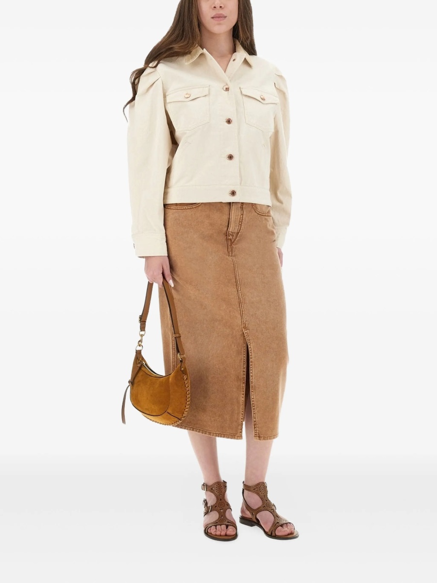 Geaca de blugi Isabel Marant neutra - Img 2