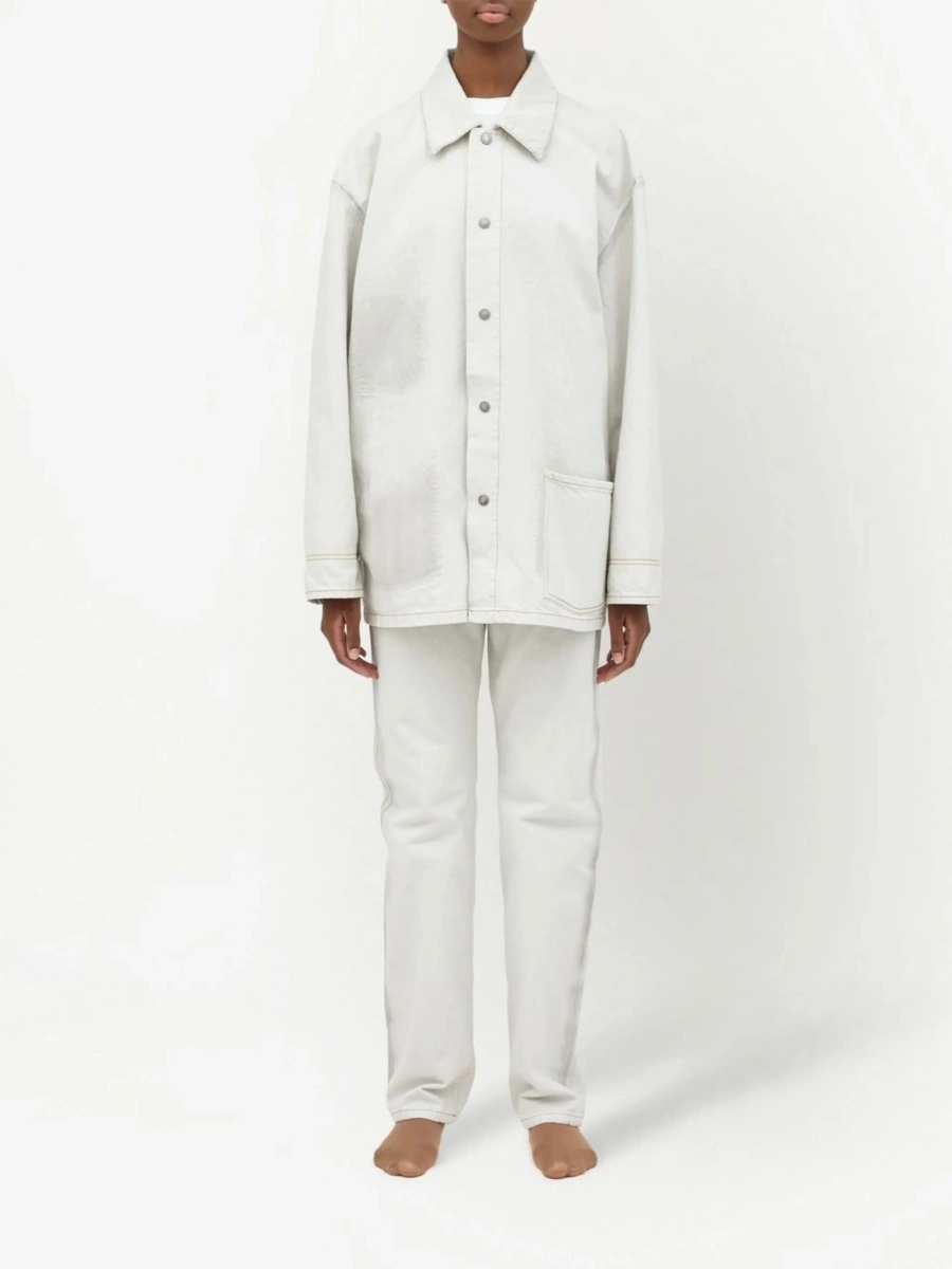 Geaca de blugi Maison Margiela alba - Img 2